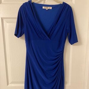 Evan wrap front dress